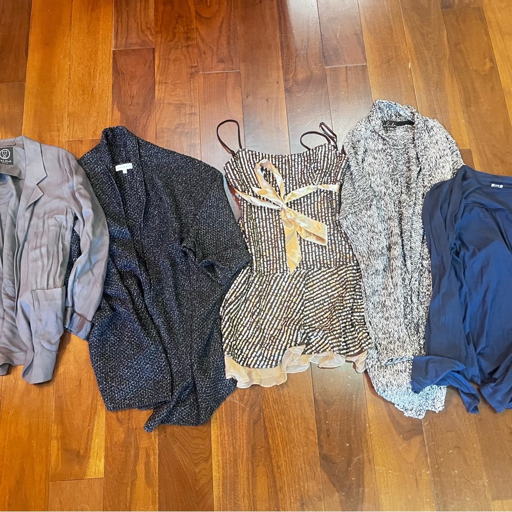 Aritzia Splendid BCBG Talula Community lots jacket cardigan dress xxs and xs